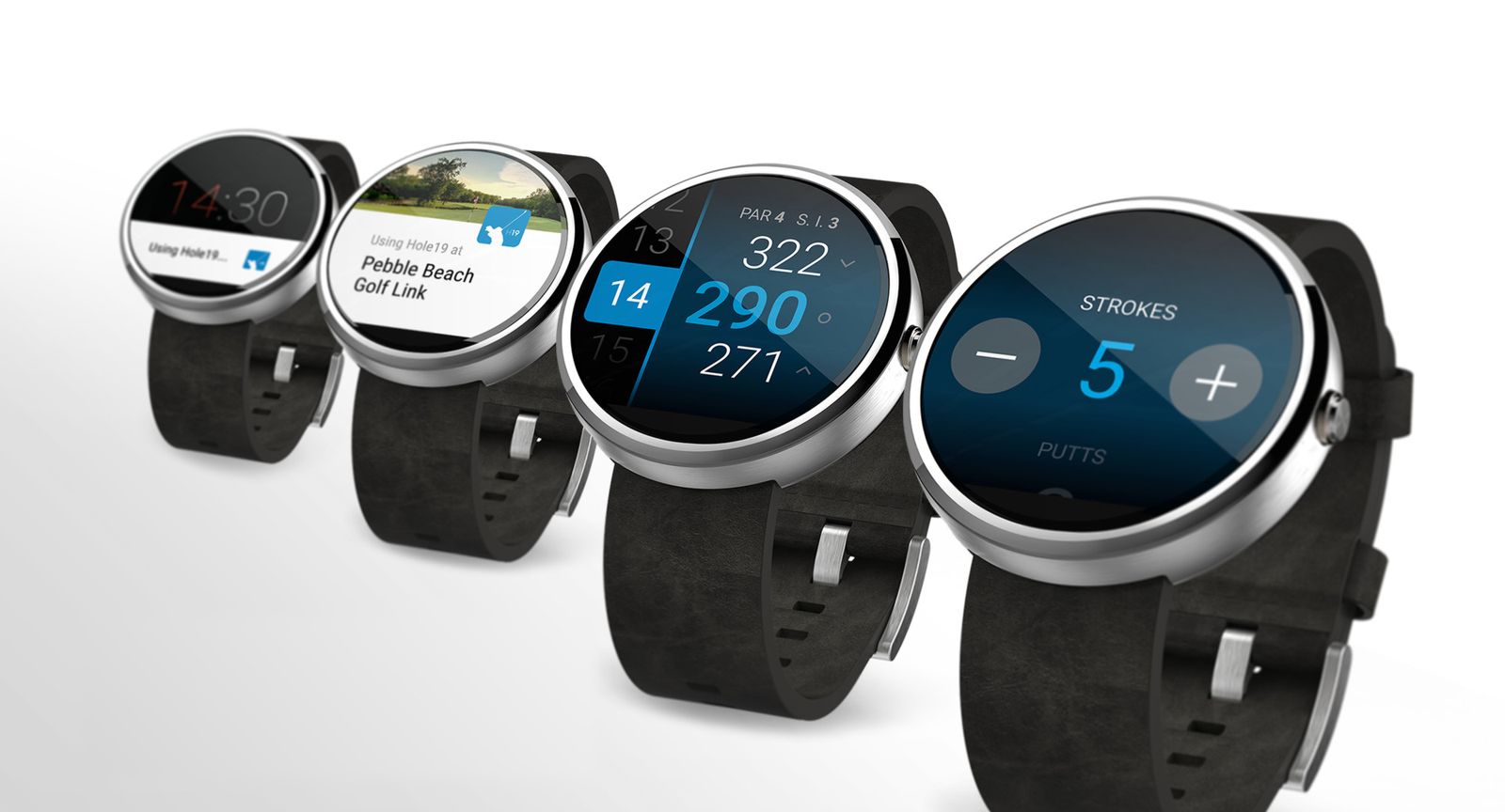 Hole 19 running on Android Wear watch